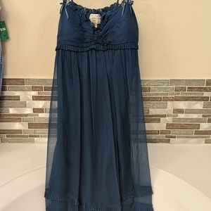 Teal Dress, flowy